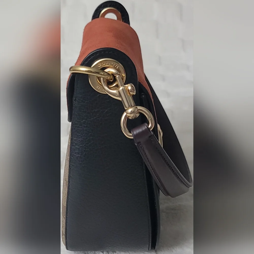 Coach Kleo Shoulder Bag 23 In Signature Canvas *L2198-C5692* BNWOT - Picture 3 of 12